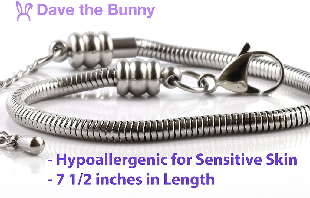 Emerald Park Jewelry Oma Bracelet | Grandmother Snake Chain Charm Bracelet-1