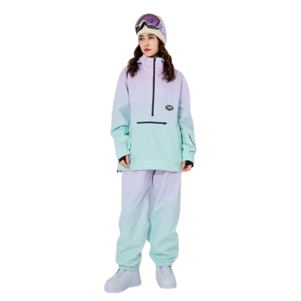 Waterproof Gradient Ski Suit – Warm Snowboard Suit-0