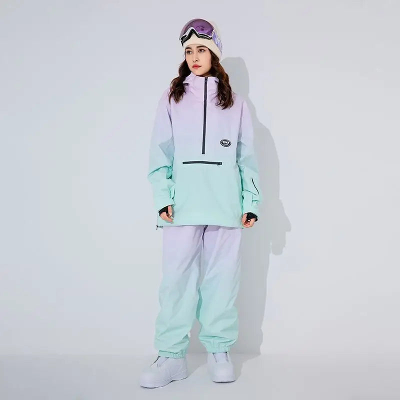 Waterproof Gradient Ski Suit – Warm Snowboard Suit-1