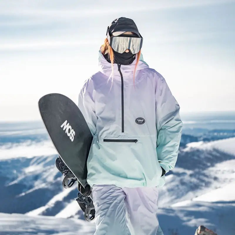 Waterproof Gradient Ski Suit – Warm Snowboard Suit-3